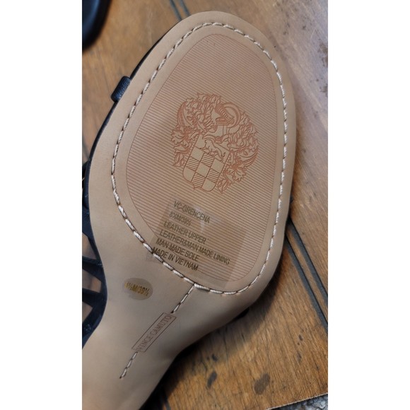 Vince Camuto Black Grencena Heeled Sandals- Size 8.5 - Picture 6 of 7